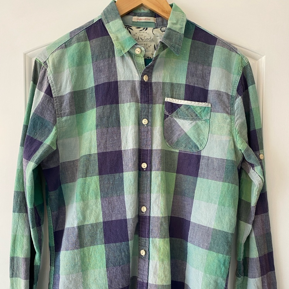 Scotch & Soda Plaid Button Down